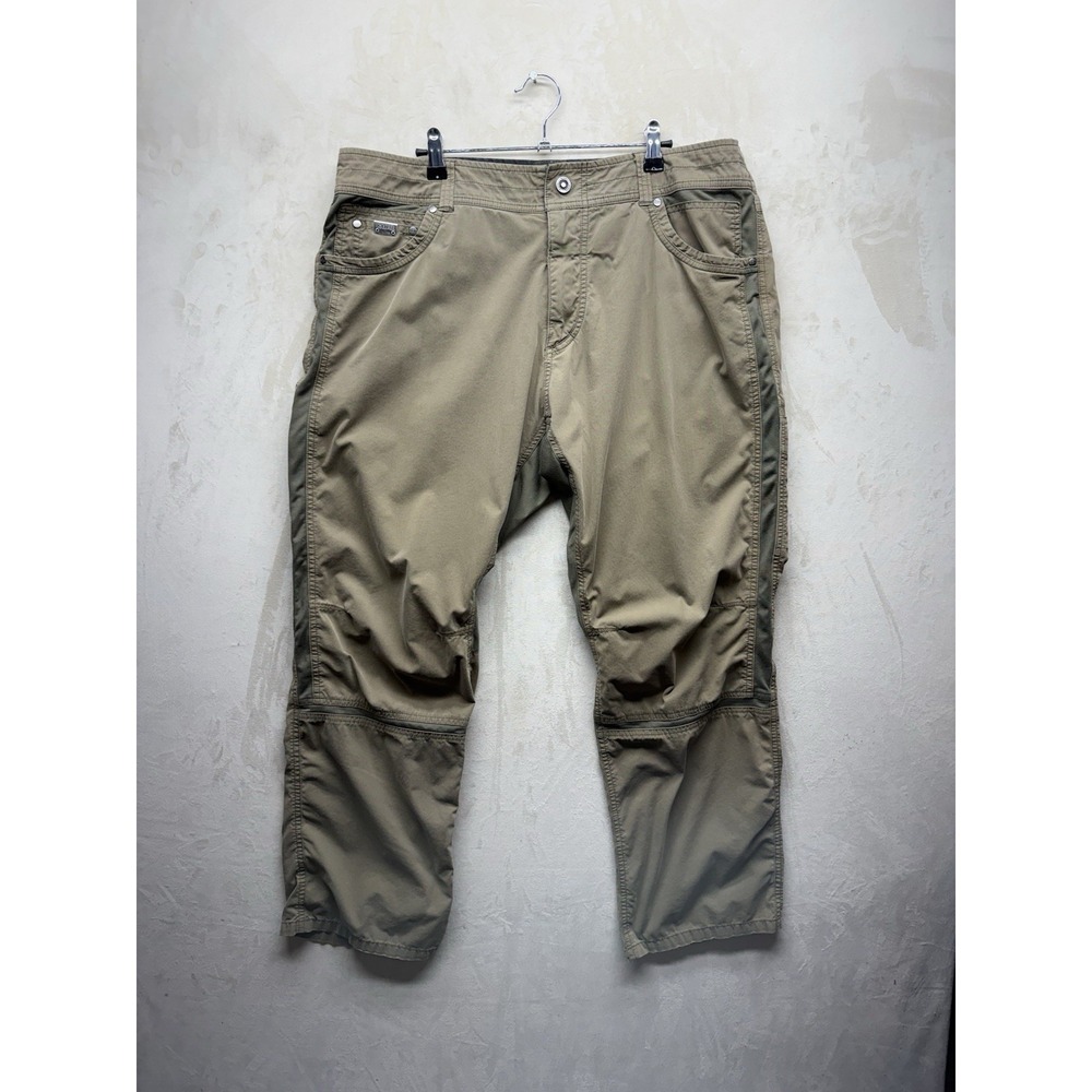 Kuhl Radikl Tactical Utility Cargo Pants Mens Brown Outdoor Hiking Lightweight